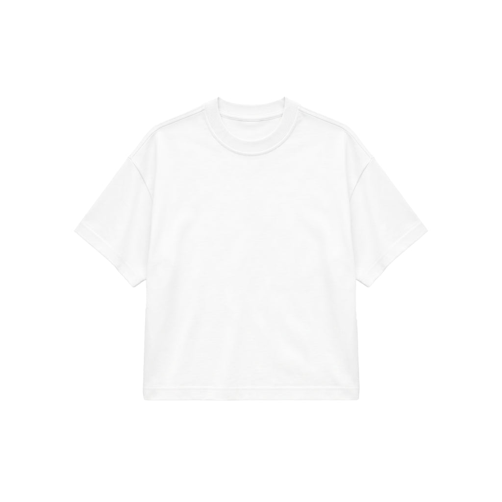 Camiseta Boxy Fit - Blanca