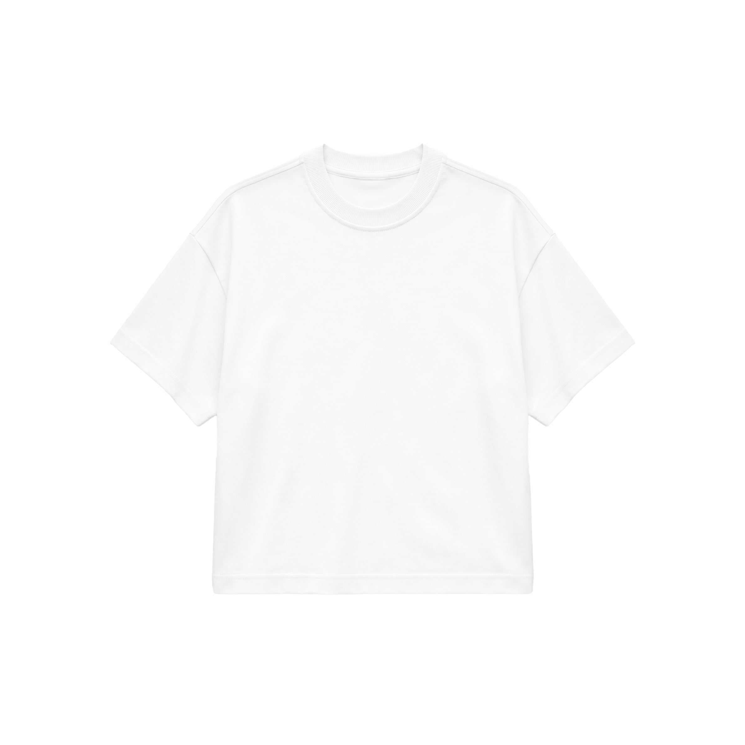 Camiseta Boxy Fit - Blanca