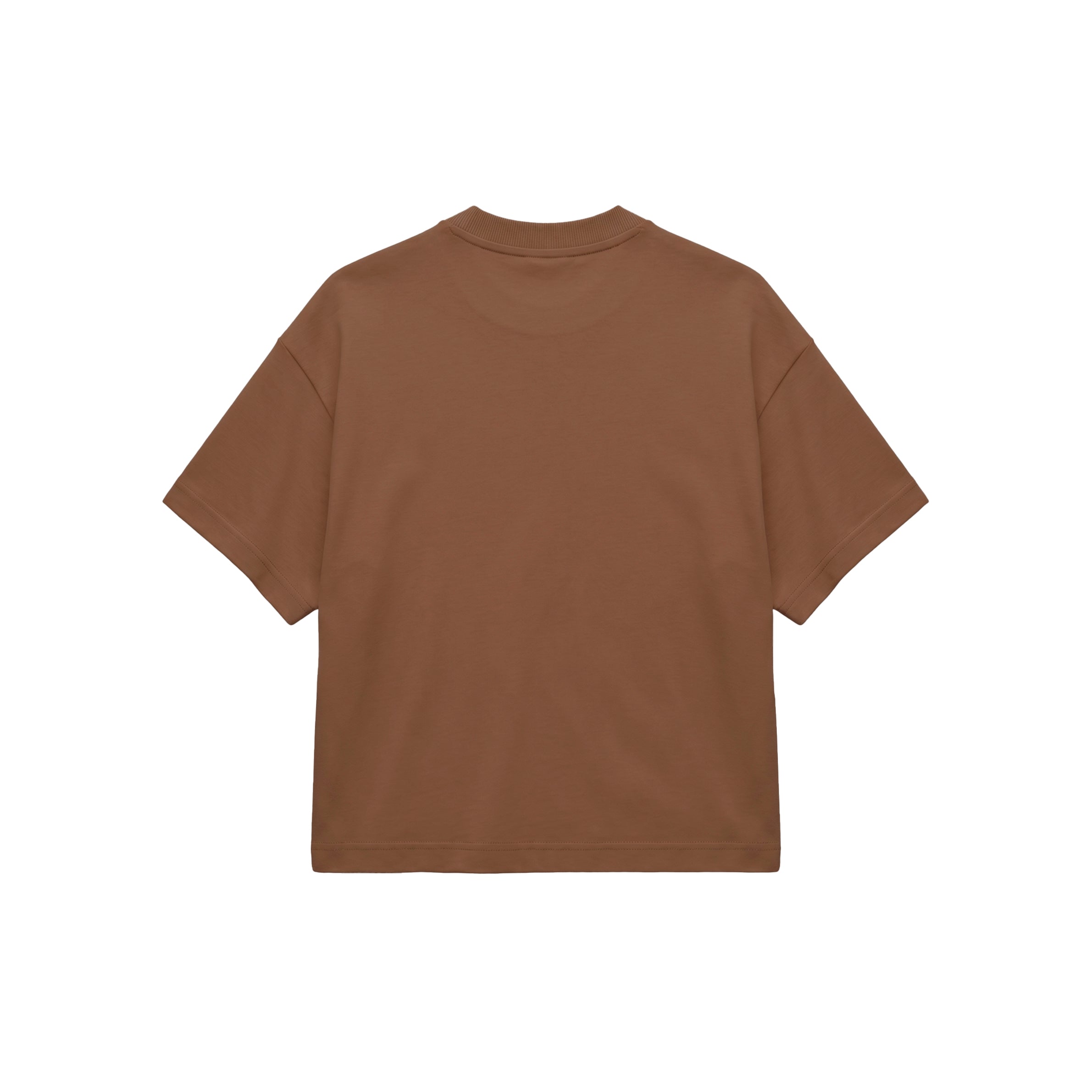 Camiseta Boxy Fit - Camel