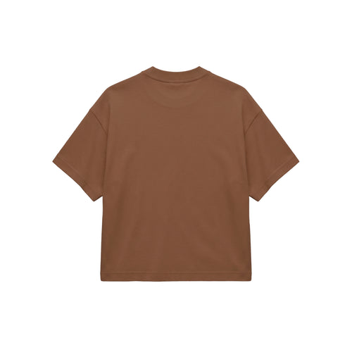 Camiseta Boxy Fit - Camel