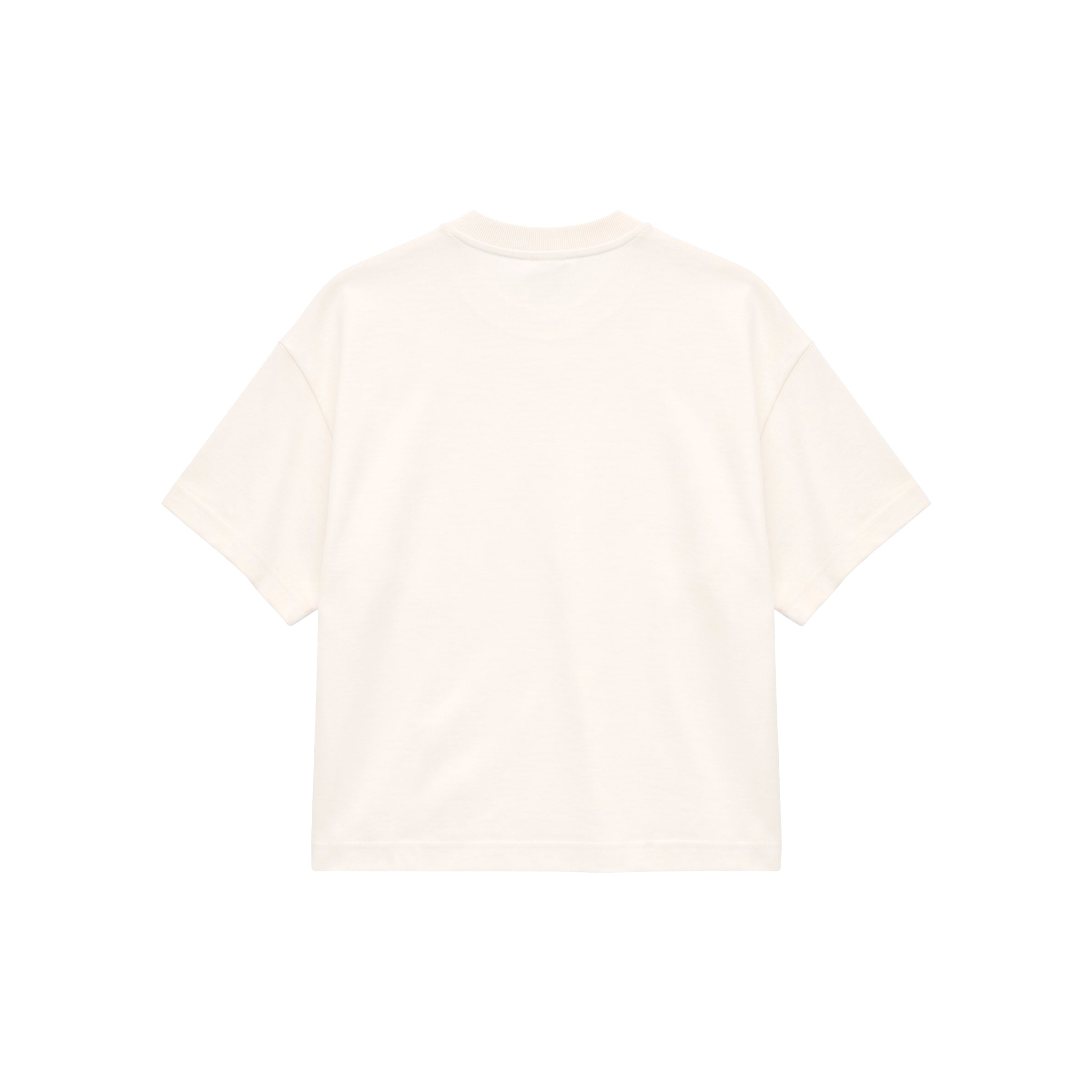 Camiseta Boxy Fit - Marfil