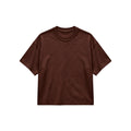 Camiseta Boxy Fit - Marrón