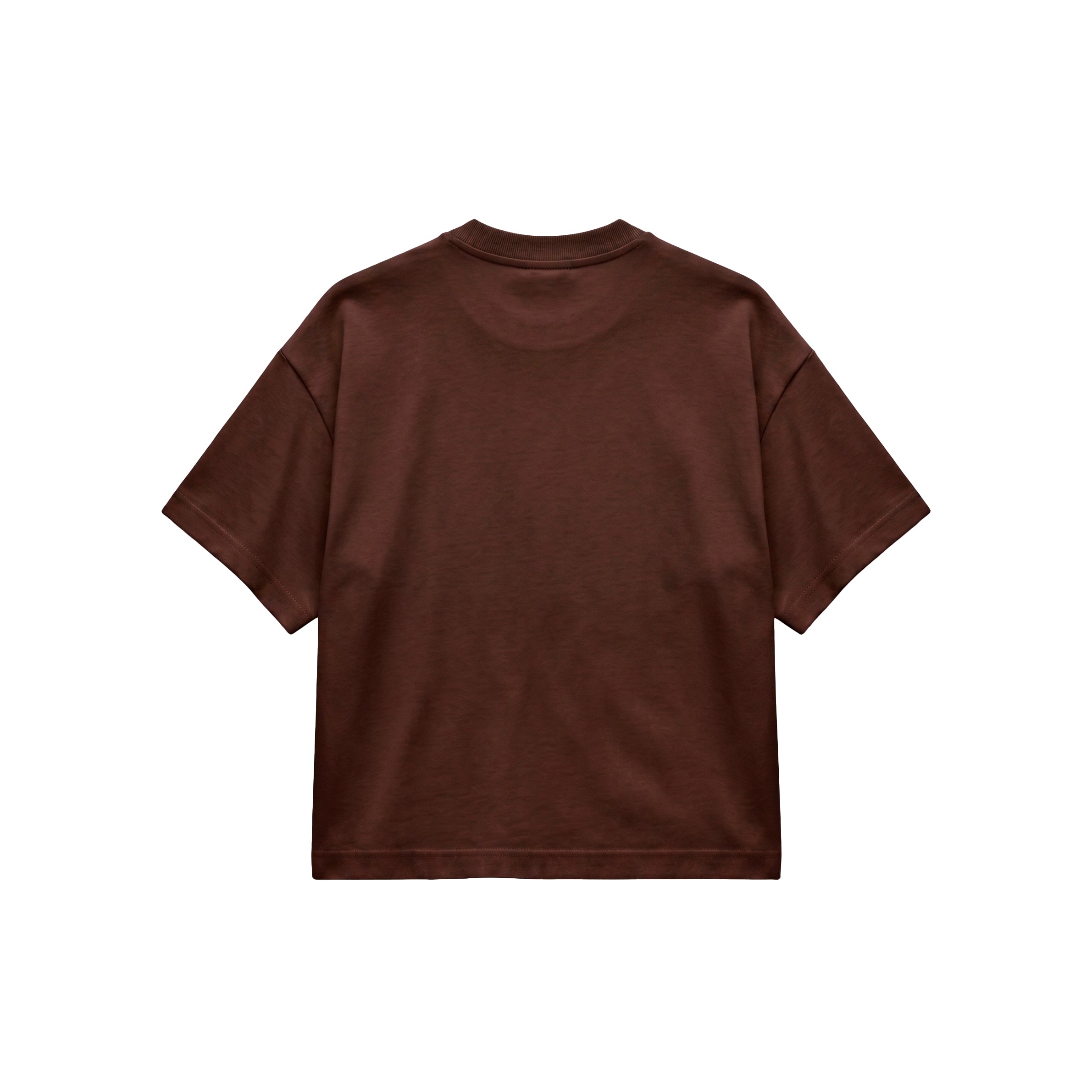 Camiseta Boxy Fit - Marrón