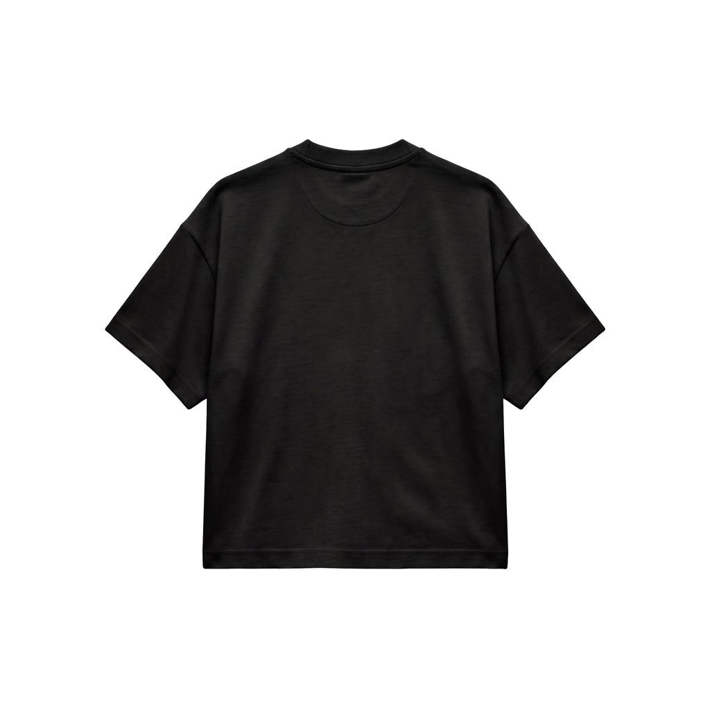 Camiseta Boxy Fit - Negro