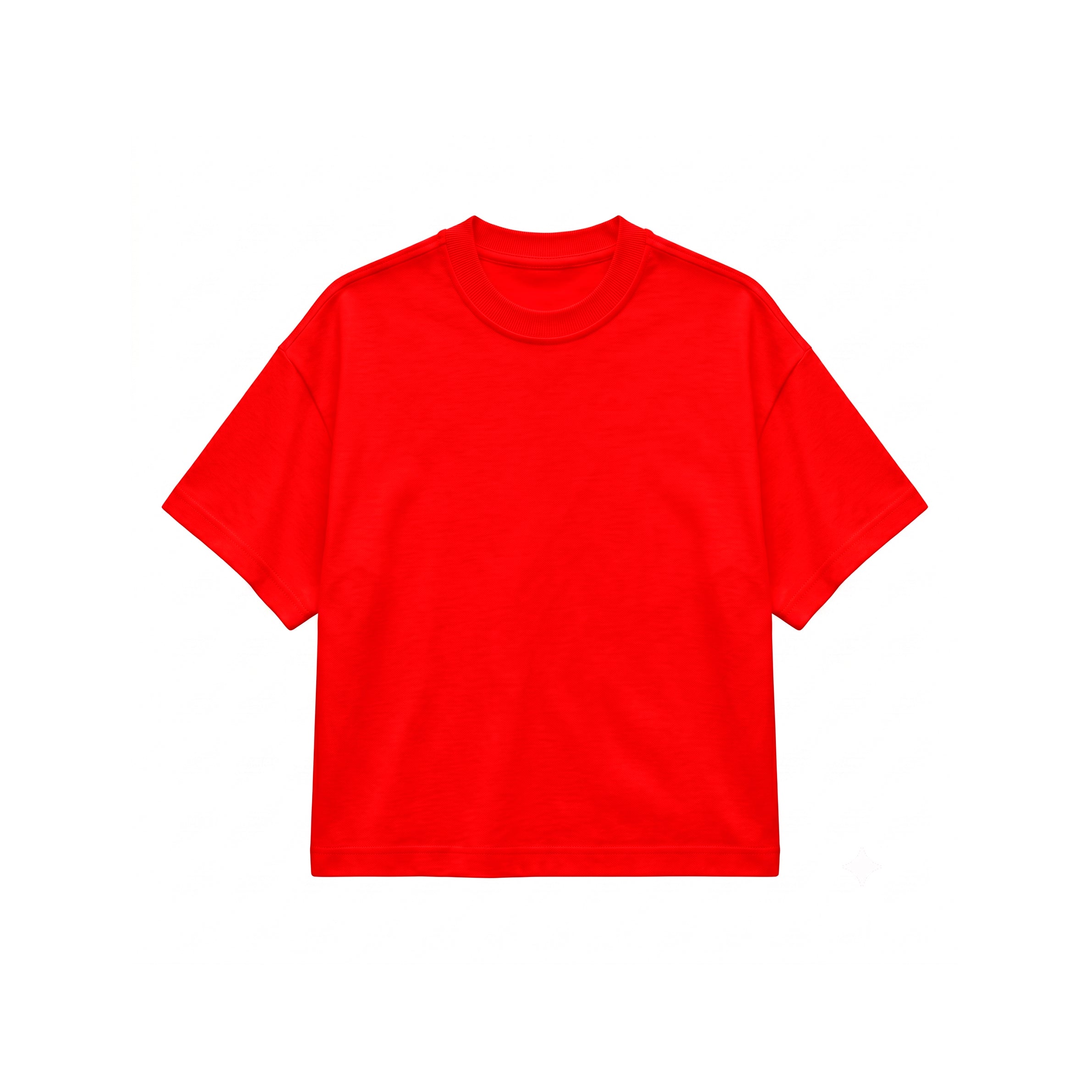 Camiseta Boxy Fit - Roja
