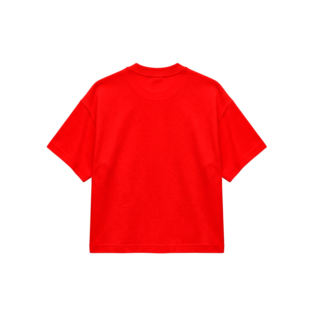 Camiseta Boxy Fit - Roja