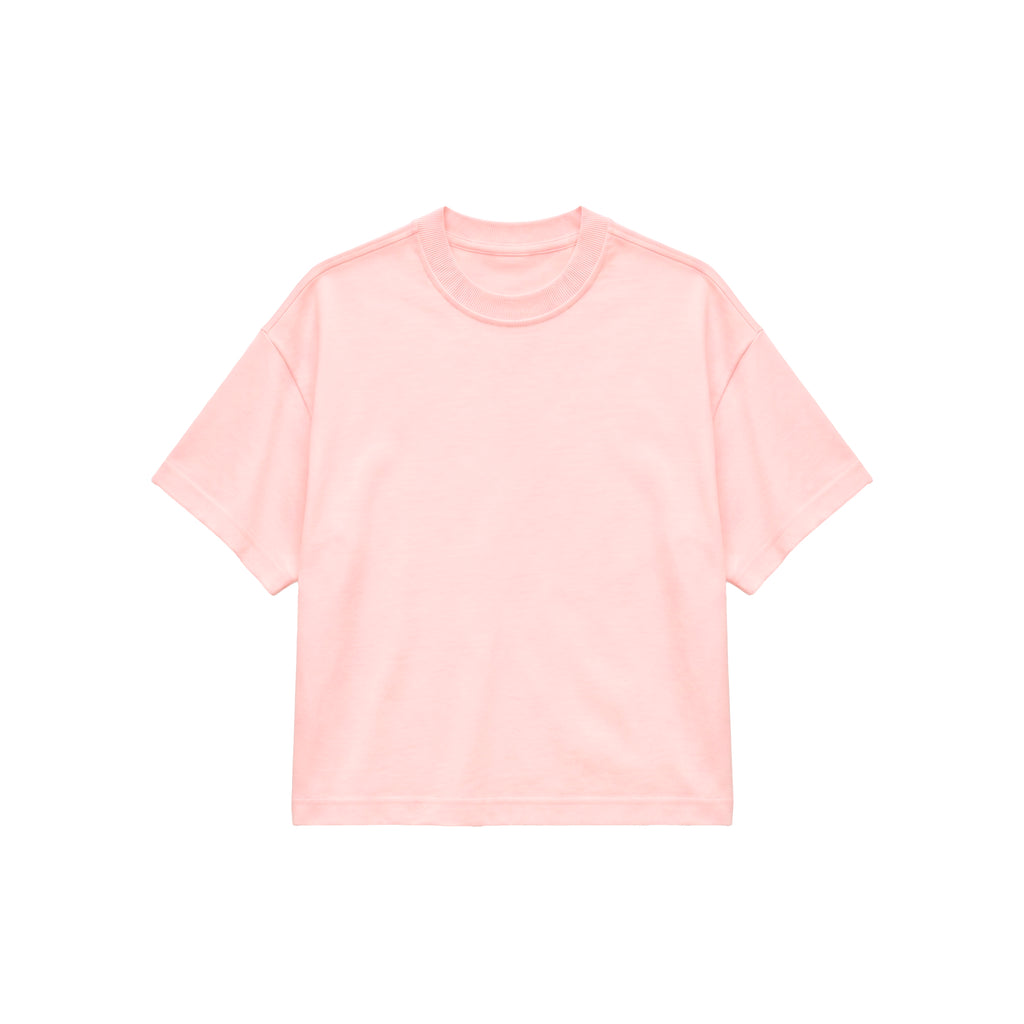Camiseta Boxy Fit - Rosa