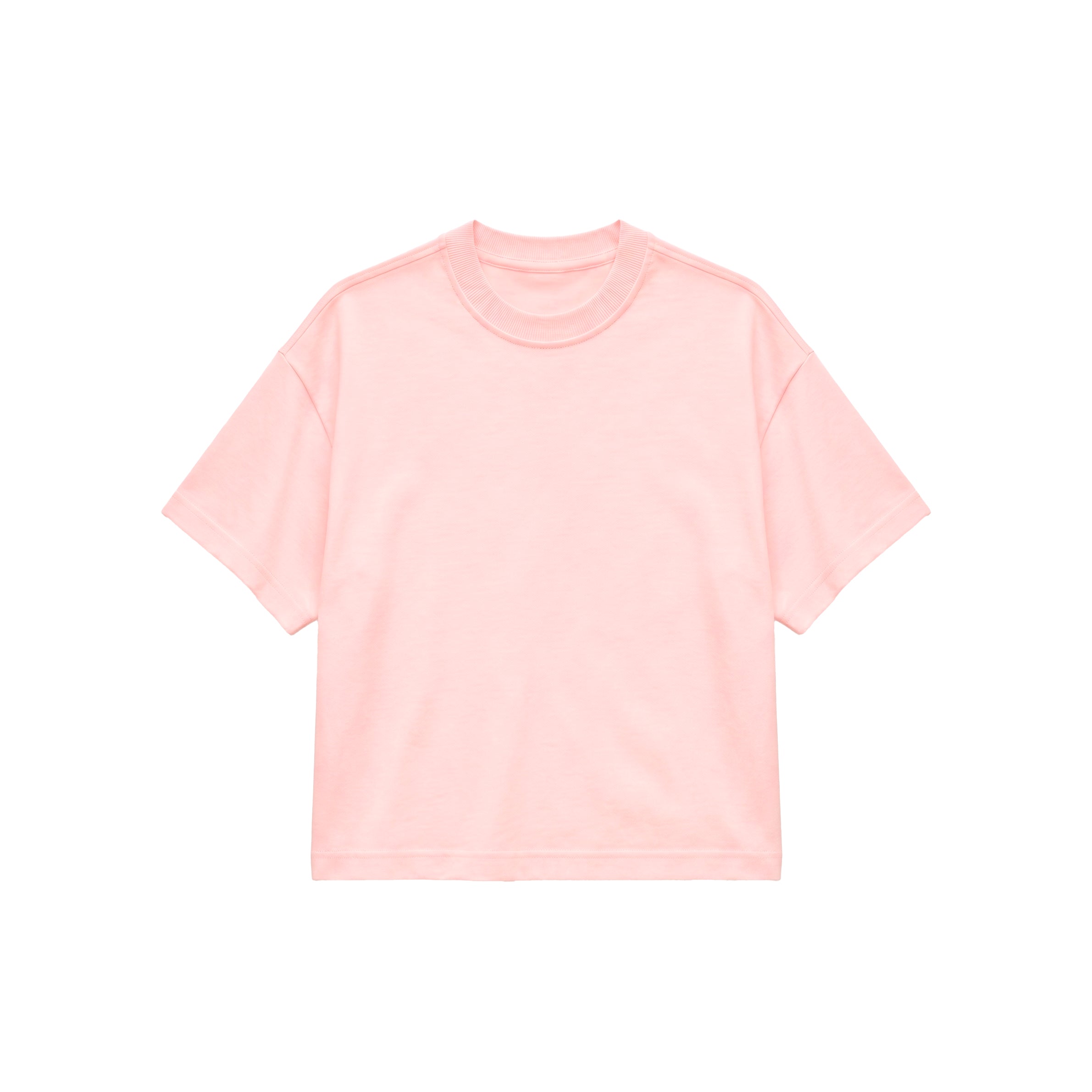 Camiseta Boxy Fit - Rosa