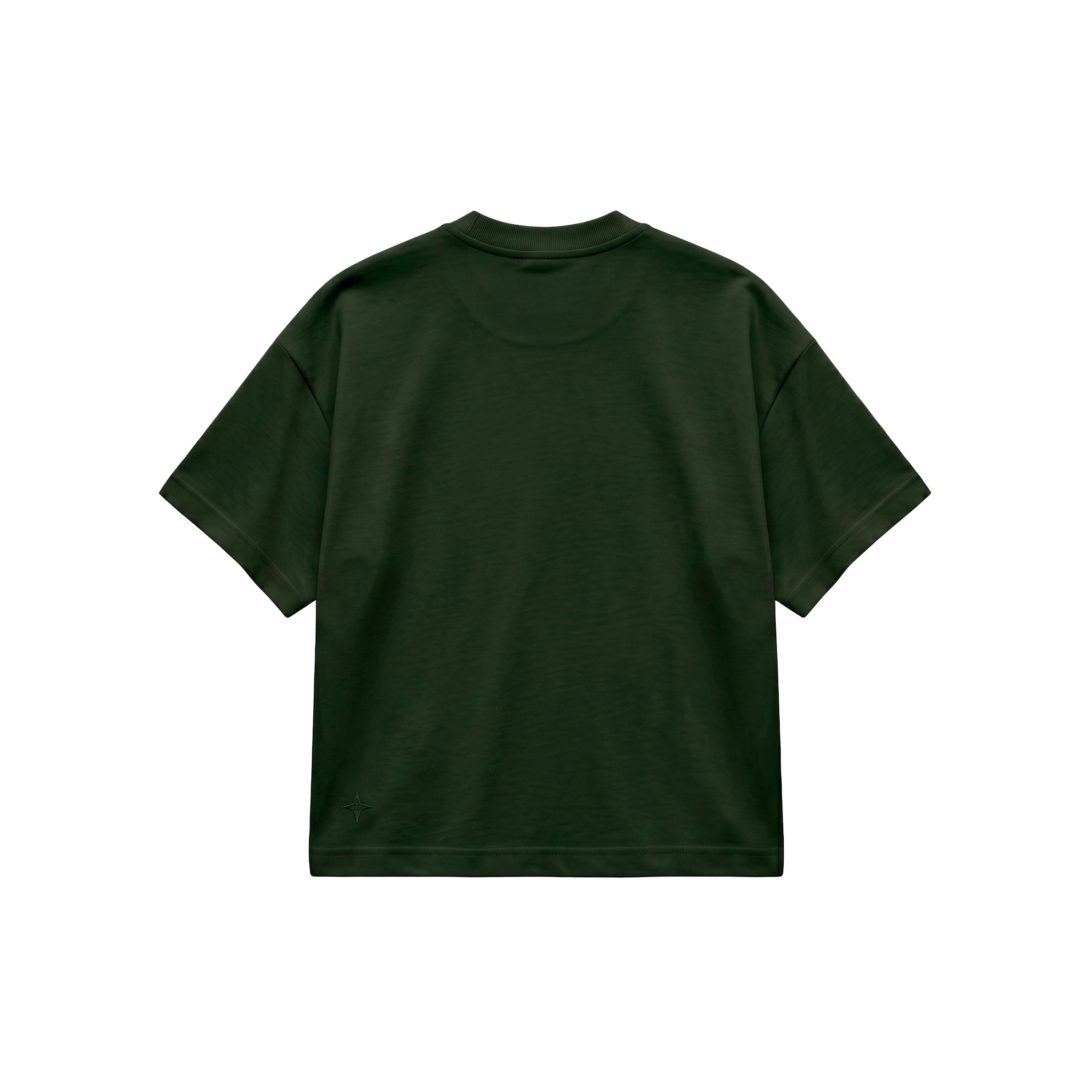 Camiseta Boxy Fit - Oliva