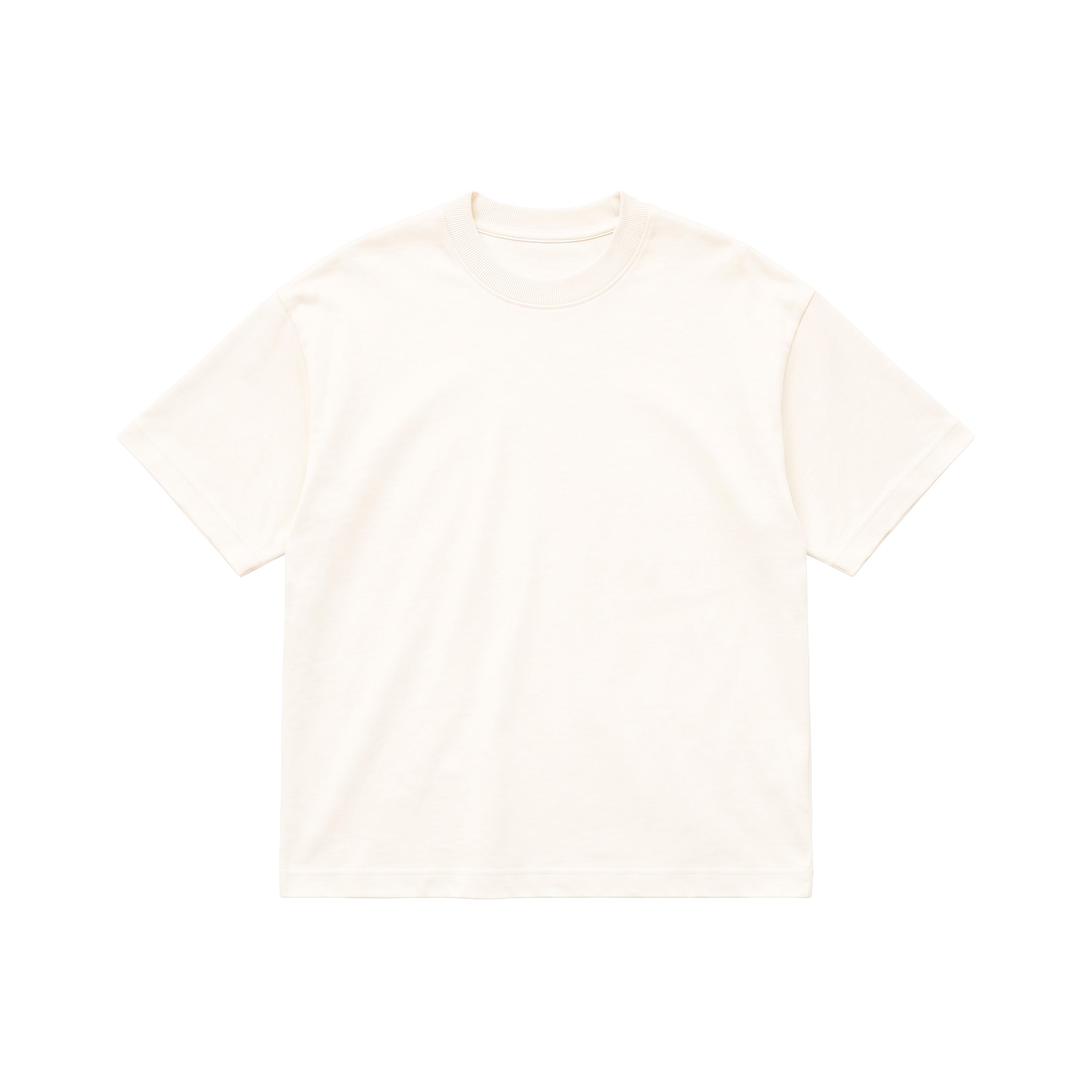 Camiseta Oversize - Marfil