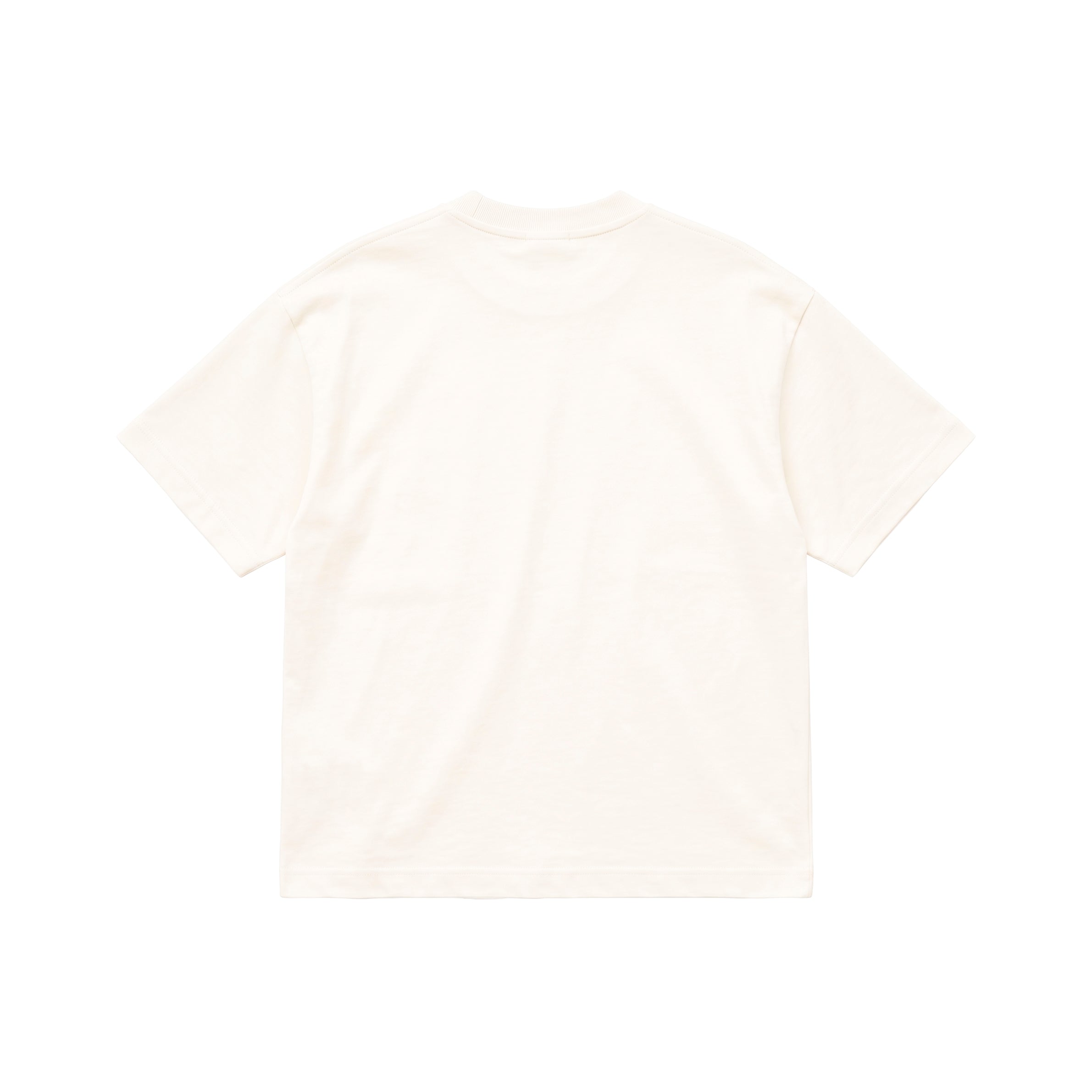 Camiseta Oversize - Marfil