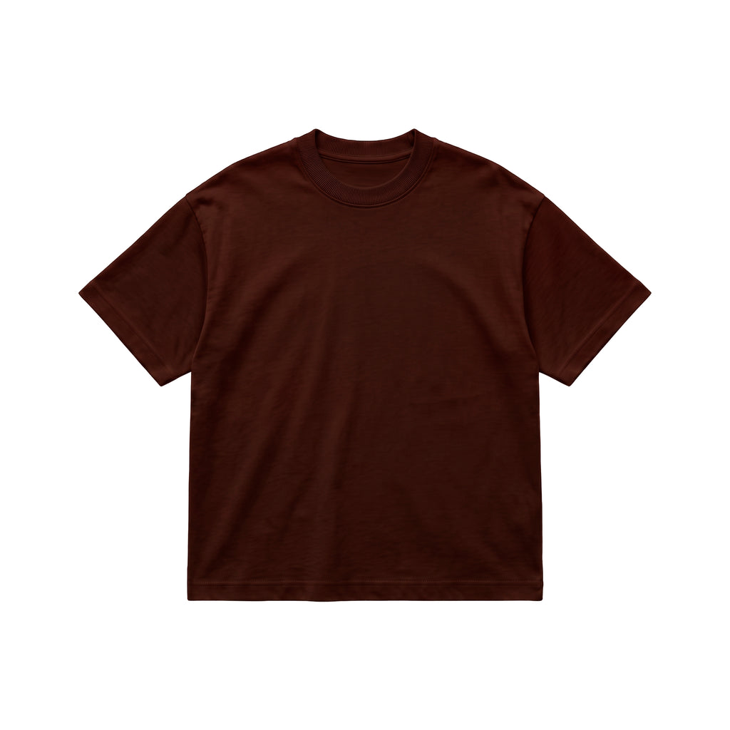 Camiseta Oversize - Marrón