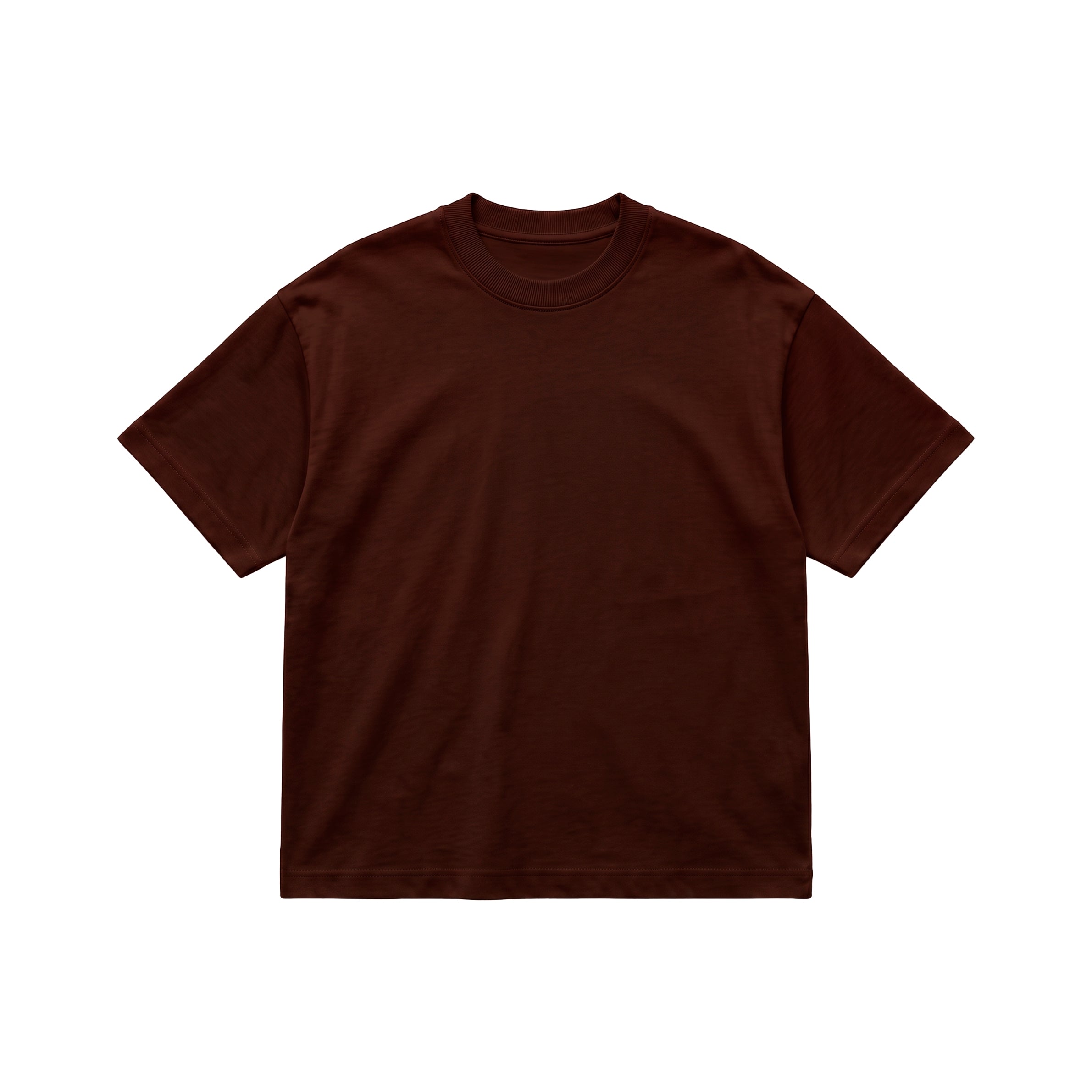 Camiseta Oversize - Marrón