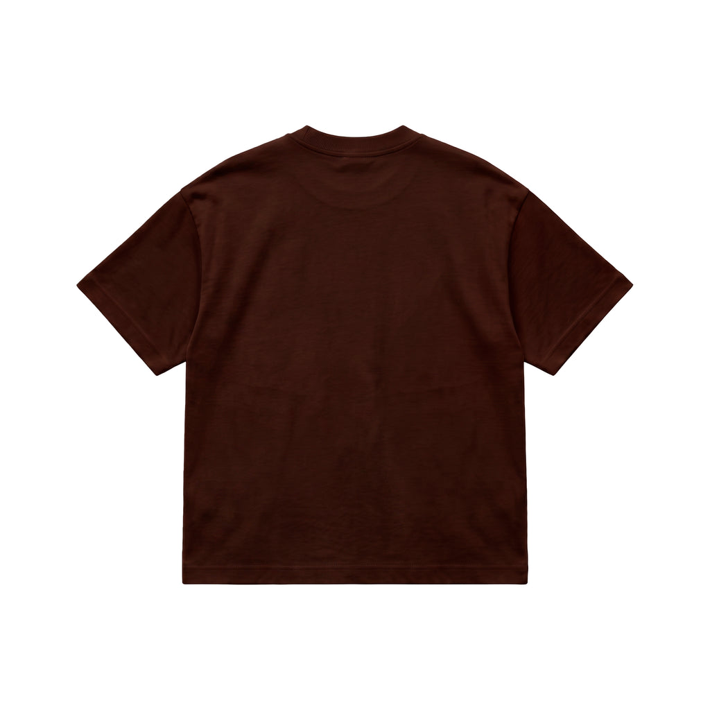 Camiseta Oversize - Marrón